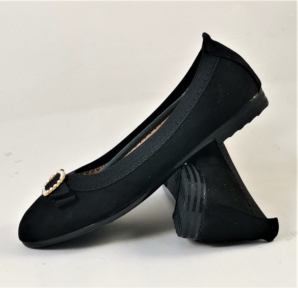 Жіночі Балетки Чорні Мокасини Туфлі Замшевіє (розміри: 36,37,38,39) — 0-2 Дніпро - фото 4