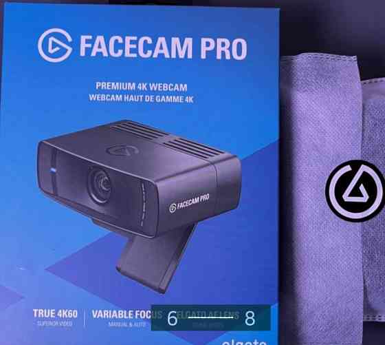 Веб-камера: Elgato Facecam Pro 4K. Киев