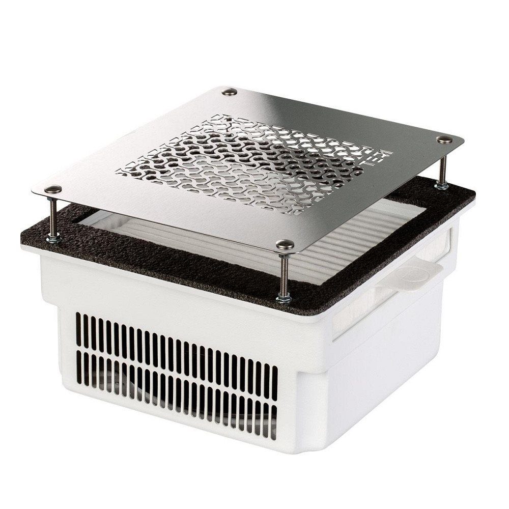 Вбудовувана манікюрна витяжка Teri 800  біла  (решітка металік) Київ - фото 2