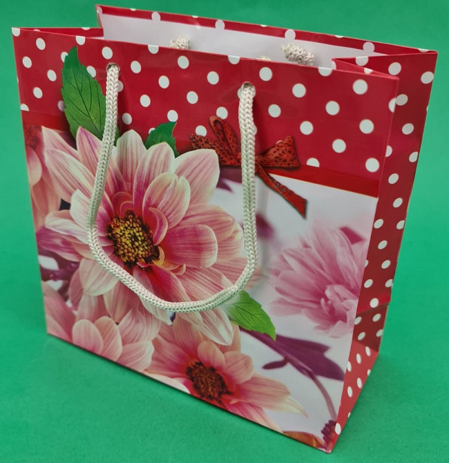 Пакет подарочный под чашку  16/16/8 (артЧ-161) (12 шт) Харьков - изображение 1