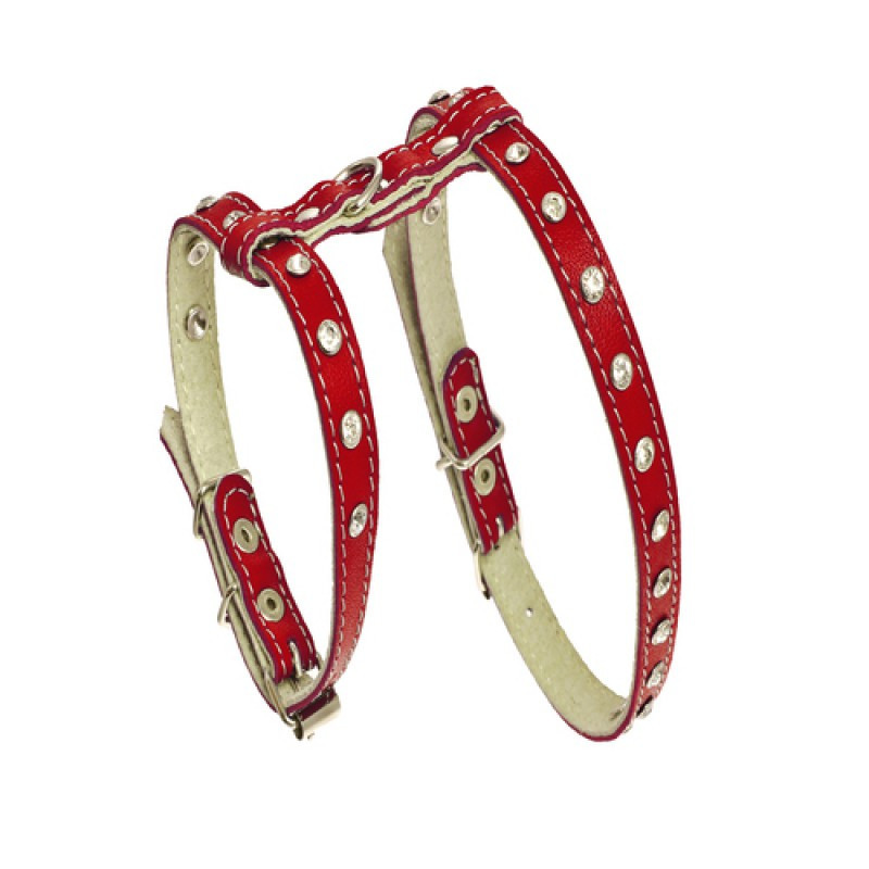 7592 Комплект "ПЕРЛАМУТР" кішка №1 прикрашений стразами Червоний Вінниця - фото 1