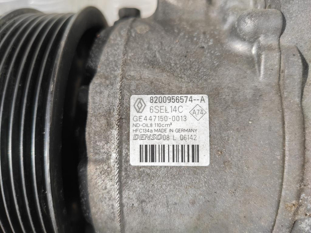 Компресор кондиціонера Renault Scenic III 1.9 dCi 2009-2016 (8200956574) Ковель - изображение 4