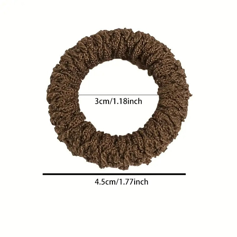 Набір жіночих гумок для волосся, пучків, хвостів м'які 6 шт, міцні, спандекс еластичні, однотонні різнокольорові Кам'янець-Подільський - фото 7