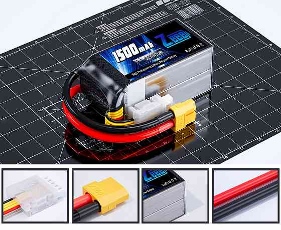 Аккумулятор Zee 14.8V 120C 1500mah 4S RC Li-po XT60 Киев