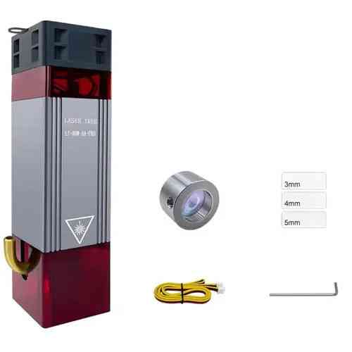 Потужний лазерний модуль 80 Вт з подачею повітря для різання та гравіювання LT-80W-AA-PRO Київ