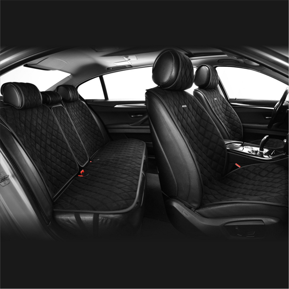 Комплект преміум накидок для сидінь CarLife Nitro, black Львів - фото 7