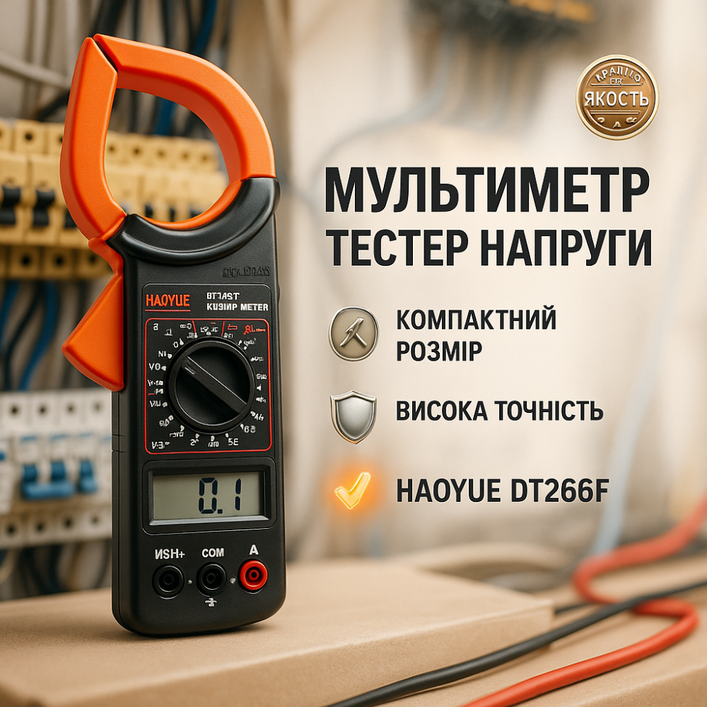 Тестер проверки напряжения HAOYUE, Портативный мультиметр для домашних мастеров, Мультиметры для работы AK-82 Львов - изображение 16