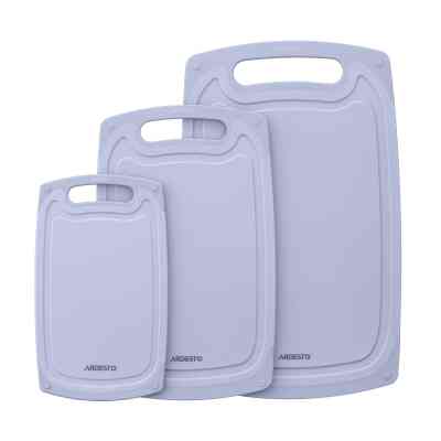 Дошка для нарізання Ardesto Gemini 40 х 24.5 х 0.9 см пластик, сірий (AR1440GR) Вінниця