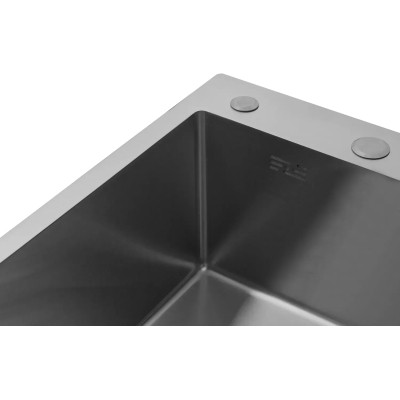 Мойка кухонная Kroner Geburstet-6350LHM (CV031320) Винница - изображение 10