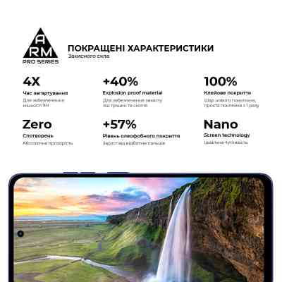 Стекло защитное Armorstandart Pro Motorola G56 5G (ARM86586) Винница
