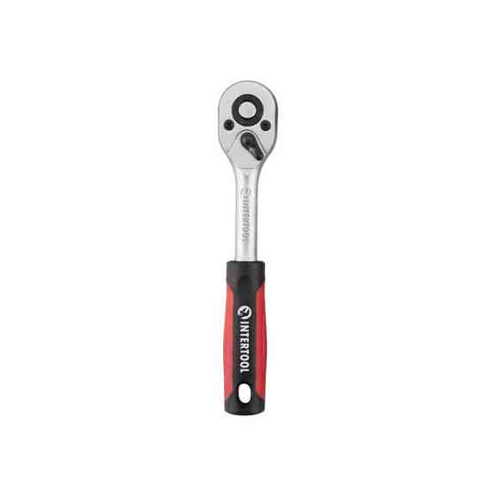 Рукоятка с храповым механизмом на 45 зубов 1/4'' INTERTOOL HT-2117 Киев