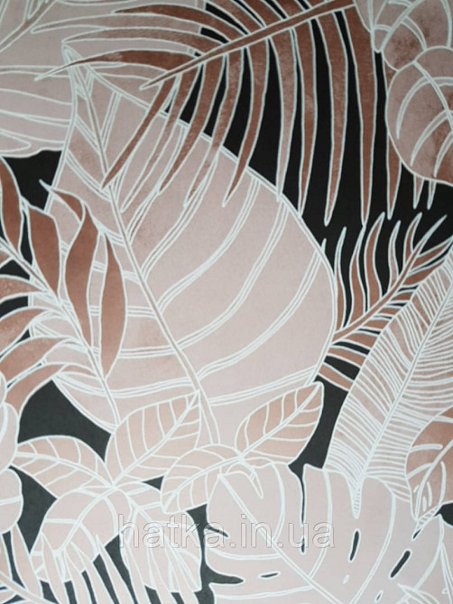 Шпалери флізелінові Khroma LAV102 LA VIE EN ROSE коричневі і кремові гілки листя Київ - фото 3