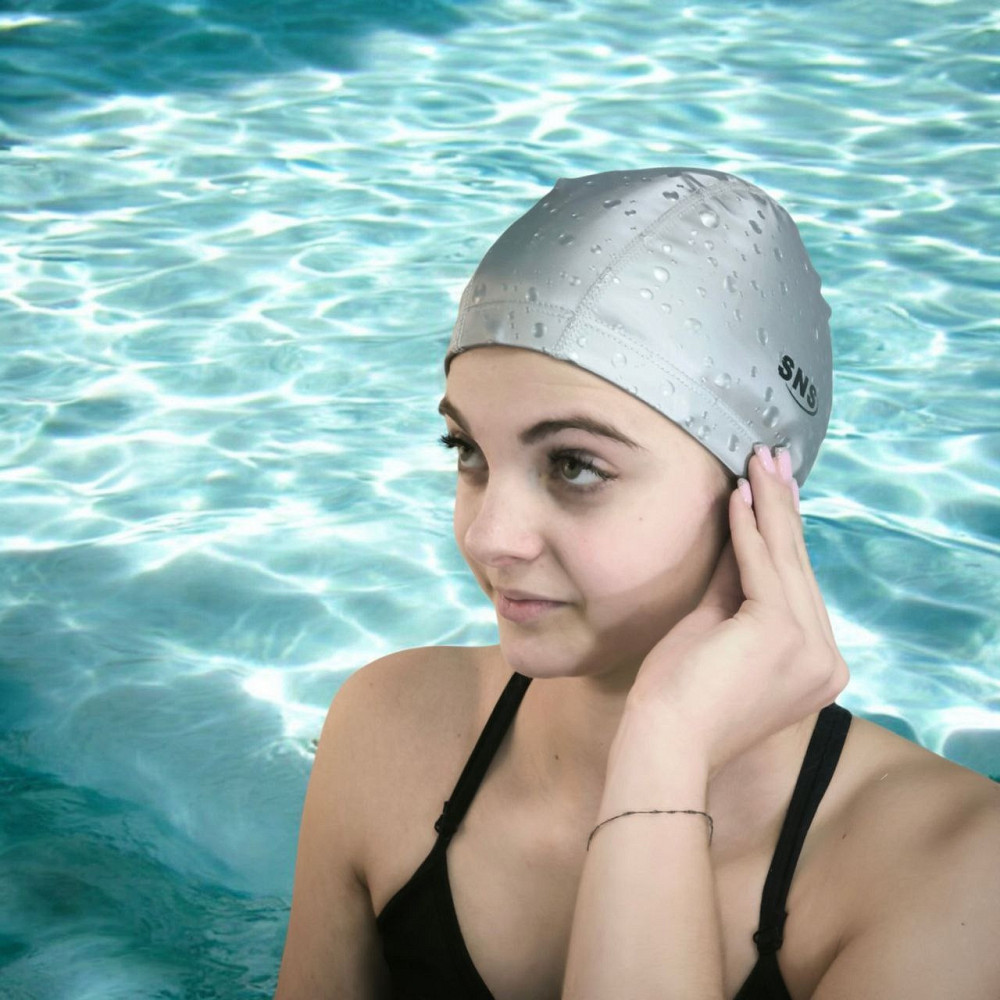 Шапочка для плавання SNS DROPS синя PU-H5-tibetan Вишневе - фото 5