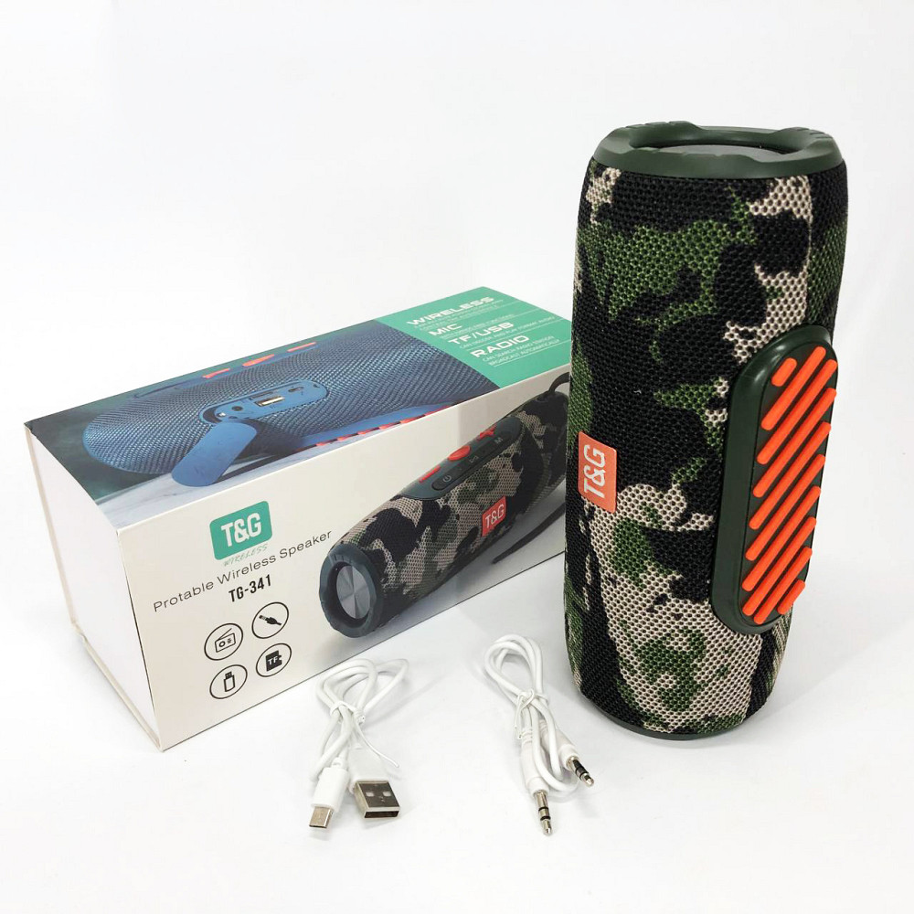 Bluetooth-колонка з можливістю підключення флешки TG341, Блютуз акустика з радіо, Колонка акумуляторна ZS-28 Львів - фото 3