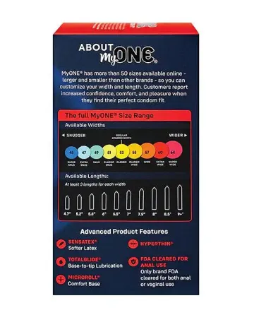 Презервативи MyONE Super Wide 10 шт, картонна коробка Львів