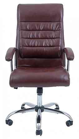 Офісне Крісло Керівника Richman Princeton Madras Хром М1 Tilt Коричневий Київ