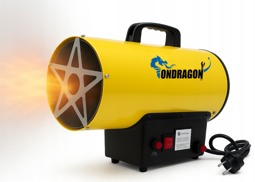 Газовый обогреватель / Газовая тепловая пушка (дуйка) 15 кВт Ondragon (Пропан/Бутан) + шланг и редуктор (Польша) Киев - изображение 12