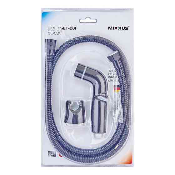 Набір для гігієнічного душу Mixxus Bidet SET-001 Black    ( LE2774 ) 30183 Харків