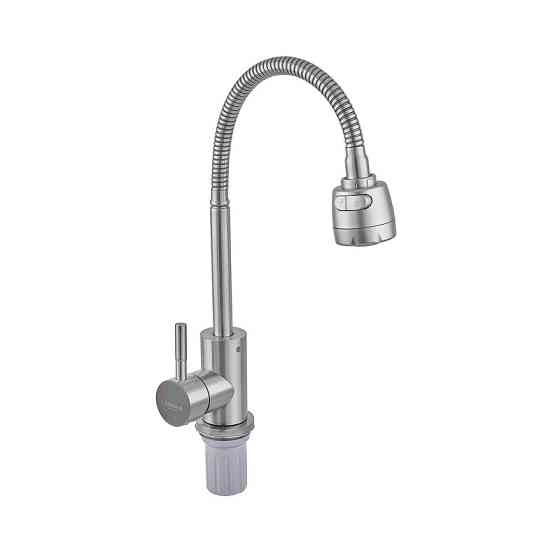 Кухонний змішувач Armata SUS-011(N) Reflector з рефлекторним виливом без підводки (CH6483) Харків