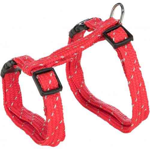 Шлейка с поводком Trixie для котят светоотражающая нейлон 27–45 см/10 мм Киев