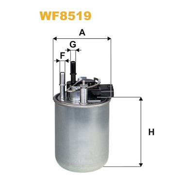Фільтр паливний Wixfiltron WF8519 Вінниця - фото 1