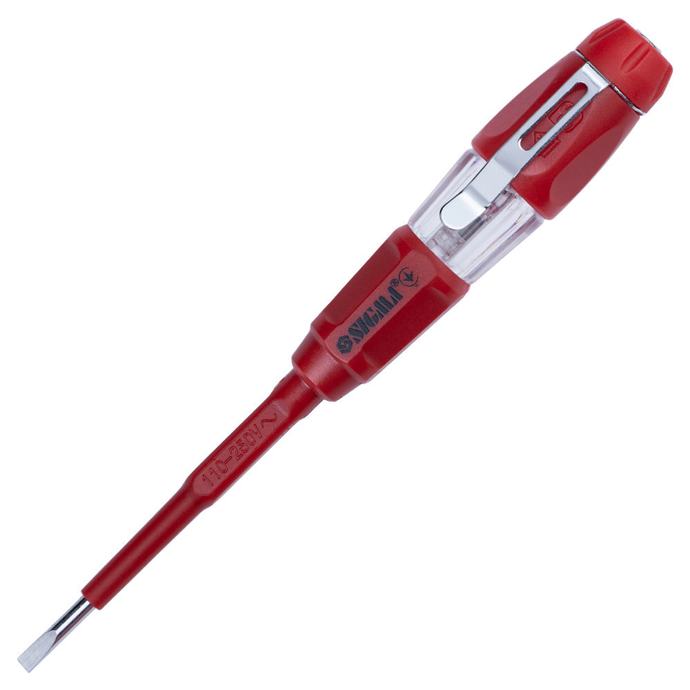 Отвертка-индикатор SL 3.0×140мм 110-250В SIGMA (4008721) Ровно - изображение 1