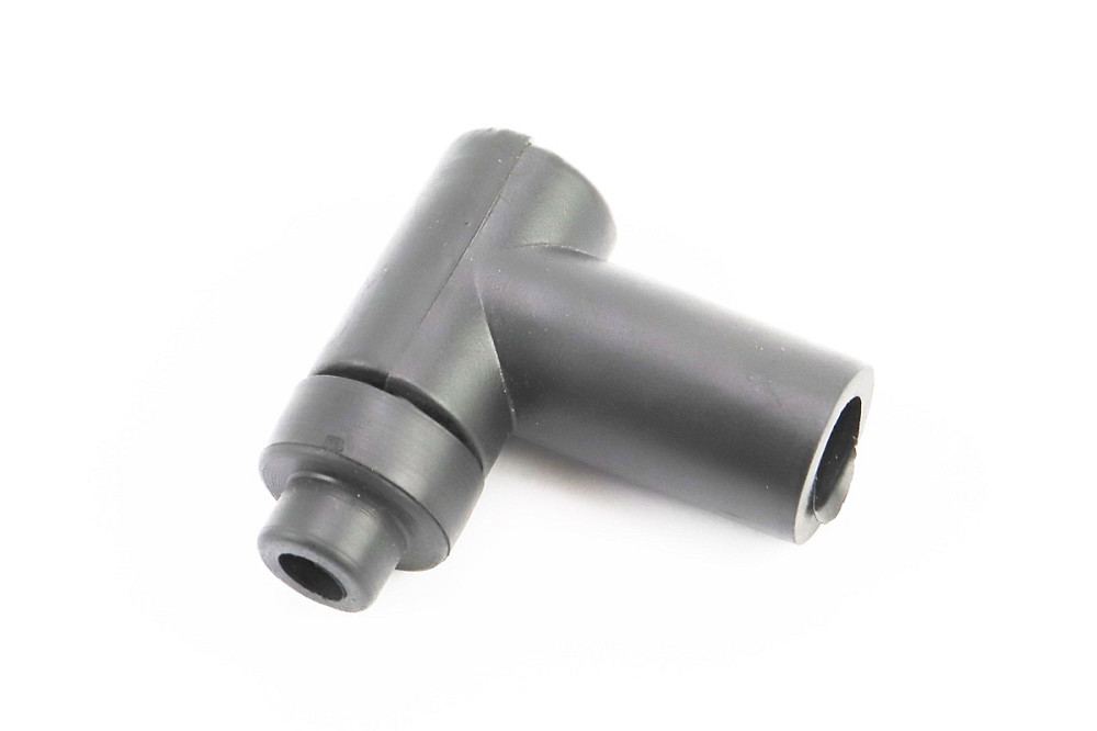 Ковпачок свічки "люлька" 90град ЧОРНИЙ "силікон" малий Київ - фото 1