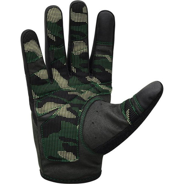 Рукавички для фітнесу RDX T2 Touch Screen Friendly Full Fingerf Army Green S Каменское - изображение 2