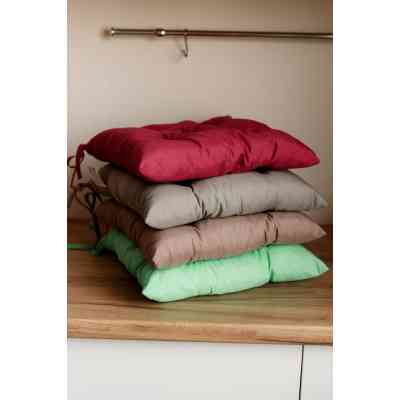 Подушка на стілець Прованс Фібра коричнева 40х40 см (029613) Вінниця