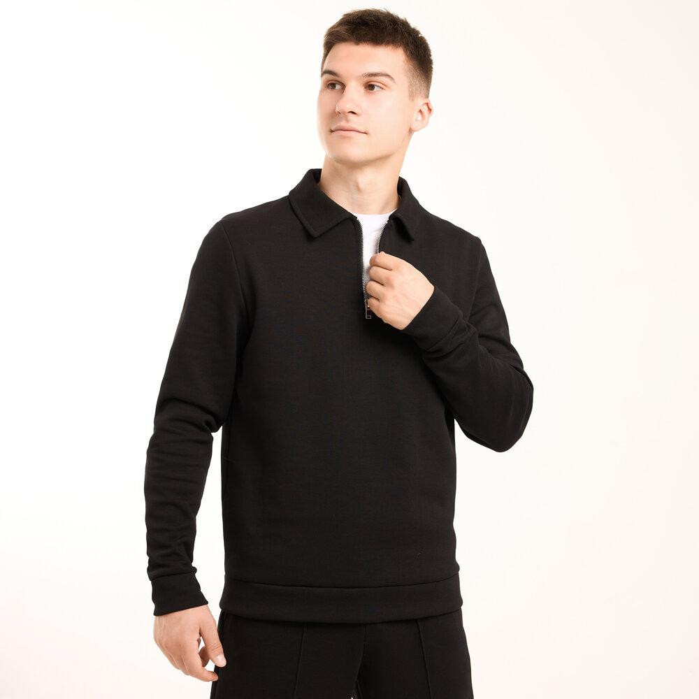 Чоловічий чорний спортивний костюм Pobedov Binance. Комплект штани та кофта осінній Київ - фото 9