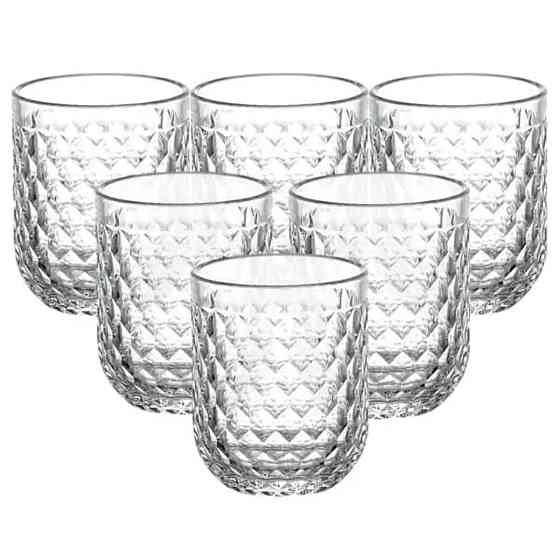 Yiwu Набір склянок 6 шт по 250 мл Прозорий HP-19-105 Киев