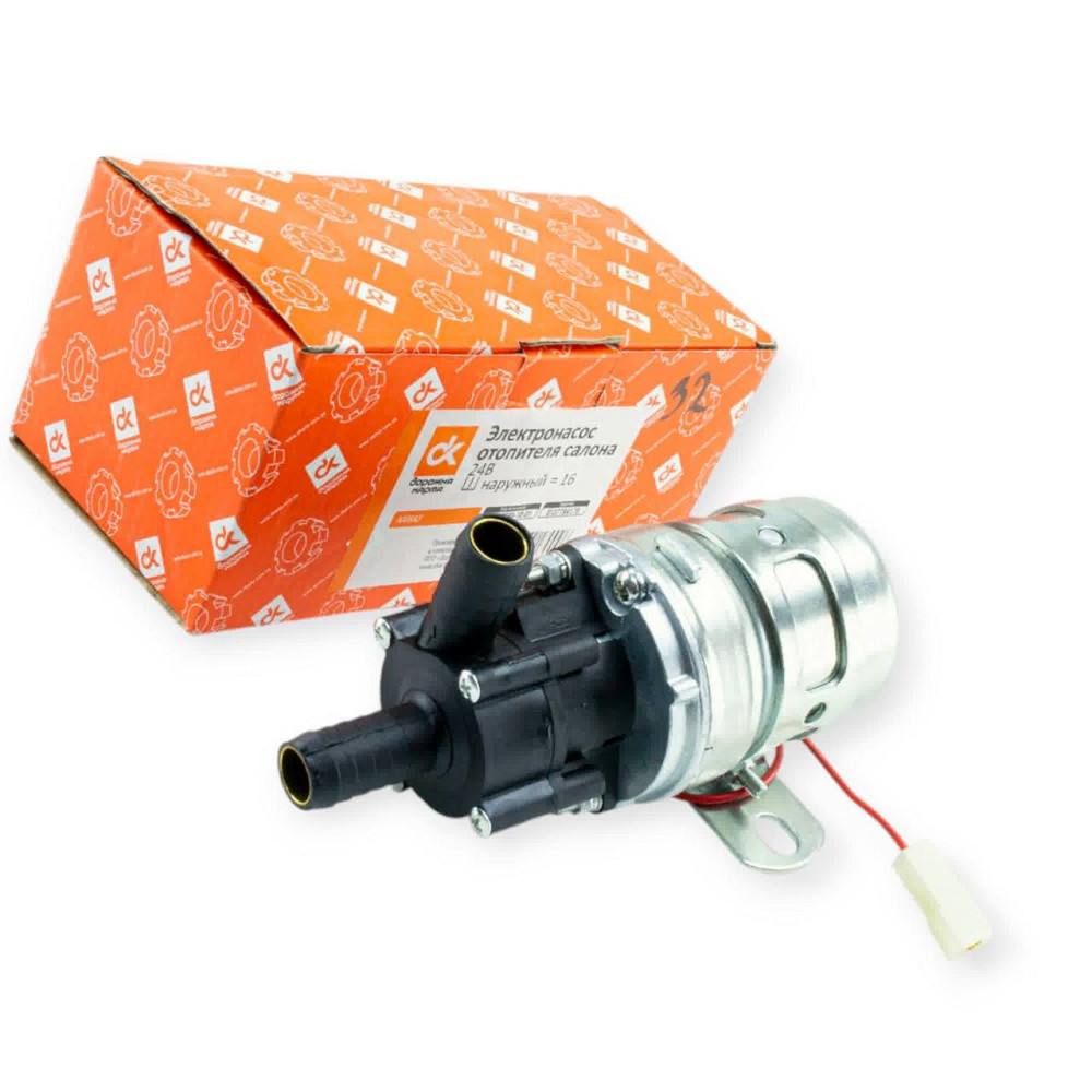 Мотор пічки салону ЗІЛ, Камаз, КРАЗ, МАЗ, ПАЗ 24В додатковий (помпа обігрівача) (d-16 мм) Мукачево - фото 1