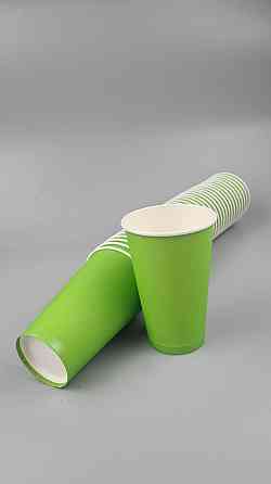 Склянка паперова 500 мл (16oz) "БЕЛО ЗЕЛЕНИЙ" Маестро (35 шт) Харків