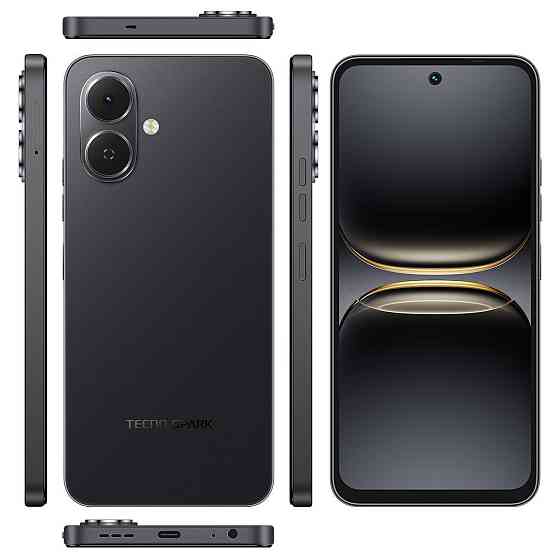 Смартфон Tecno Spark Go 2 (KM4) 4/128 GB Ink Black (4894947089558) ( 16219 ) Харків