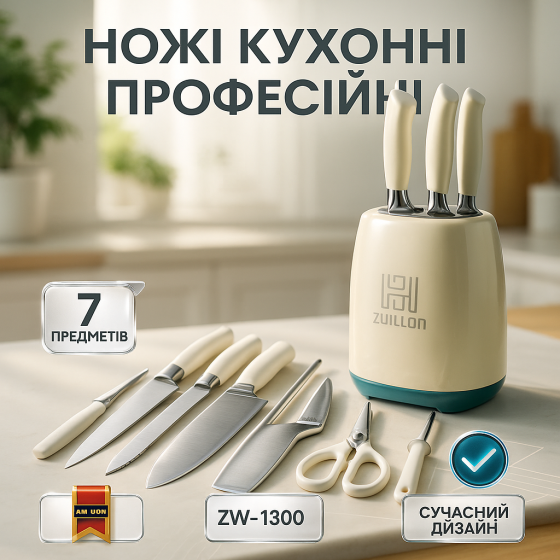 Набор ножей кухонные ножи поварские набор, Набор ножей для кухни и дома литых кухонных IM-72 Львов