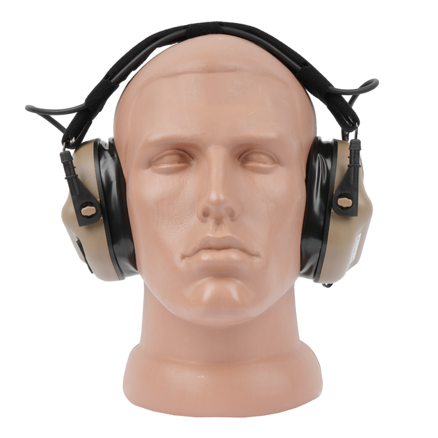Активные защитные наушники Earmor M31 Plus с креплением Чебурашка Earmor M16A (Койот) Винница - изображение 7