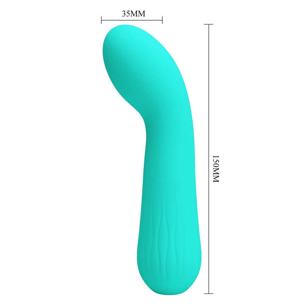 Вибромассажер для стимуляции точки G Pretty Love - Faun Green, BI-014724-4 Sex Aura Киев - изображение 10