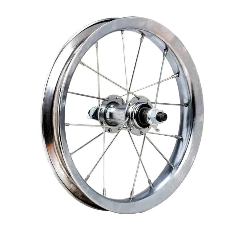 Обод велосипедный (в сборе) 12 (переднеееднее хром) Мукачево - изображение 1