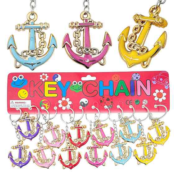 Брелоки для ключів модний Якір 12 шт. Київ