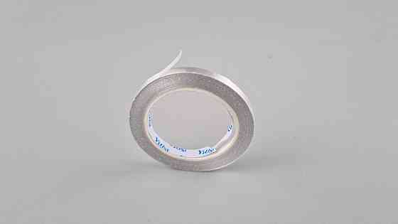 Стрічка для повітряних куль і подарунків 0.5 см х 5 метрів срібна (1 пачка) Харків