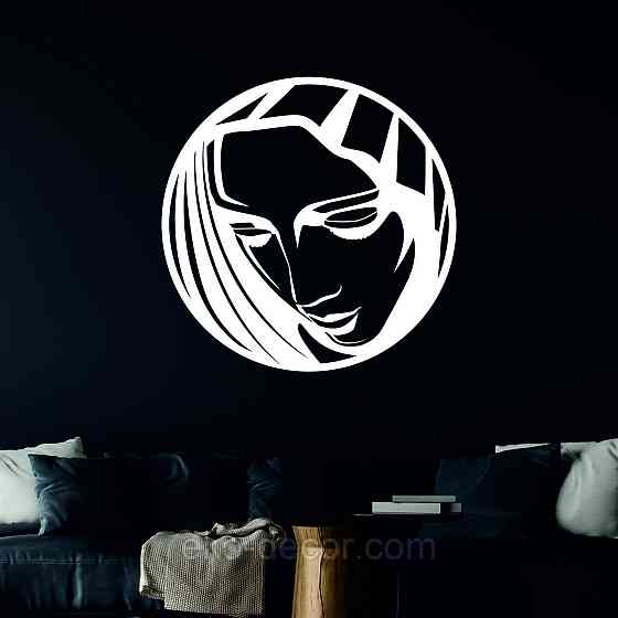 Декоративне настінне Панно «Соневидаття Матір», Декор на стіну 90*90 см, Білий Київ