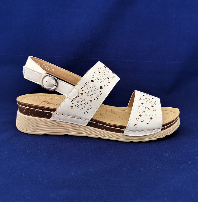 Жіночі Сандалі Босоножки на Танкетці Платформа Бжевелітні (розміри: 37,38,39,40) - 51-3 Дніпро - фото 7