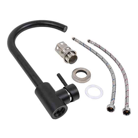 PLATINUM Змішувач Platinum 56 B NESP (3008 А) Чорний матовий Киев