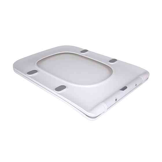 Qtap Сиденье для унитаза напольного (Aries) 445×360×30 мм, White, с микролифтом, Slim Duroplast, Quick Release QT03228302W3 Киев