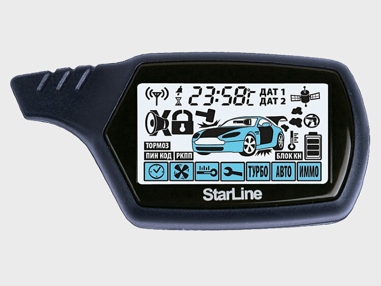 Брелок для автосигналізації StarLine B9 з ЖК-дисплеєм Київ - фото 2