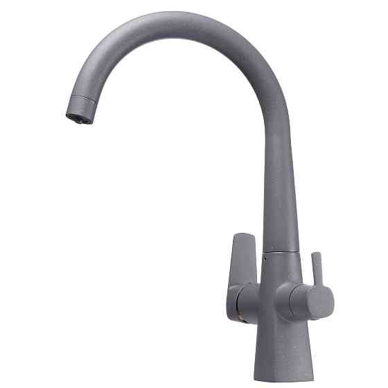 Змішувач для кухні під осмос Globus Lux LAZER GLLR-0999-3-TITANIUM Київ