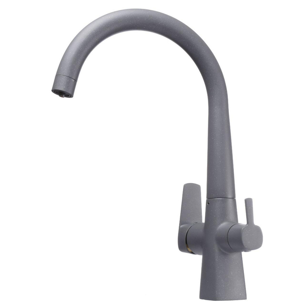 Змішувач для кухні під осмос Globus Lux LAZER GLLR-0999-3-TITANIUM Київ - фото 3