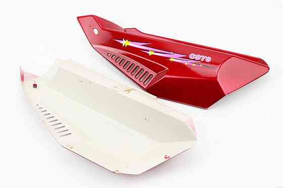 Пластик бічний лев, правий к-кт 2шт ЧЕРВОНИЙ Киев