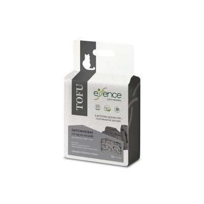 Наполнитель для туалета Essence Tofu с углем 1-4 мм 6 л (4820261920048) Винница - изображение 2