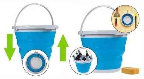 Ведро 10 литров туристическое складное Collapsible Bucket v-b-10 Сумы